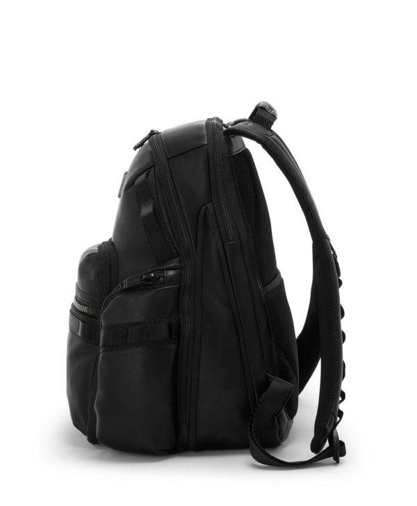 tumi leather backpack sale